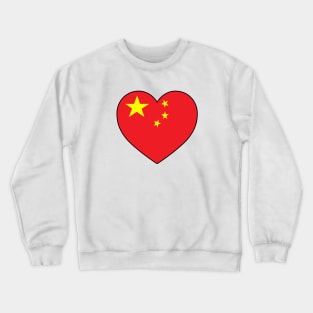 Heart - China _078 Crewneck Sweatshirt